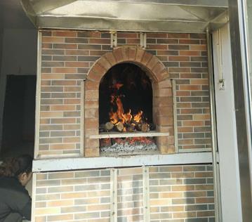 砖砌伐木炭挂炉烤鸭炉建造